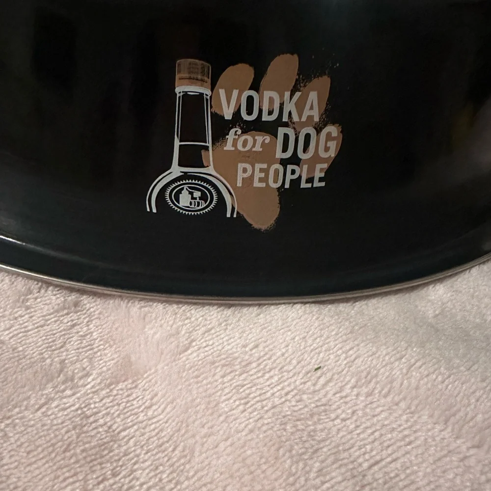 Tito's Handmade Vodka Black Dog Bowl